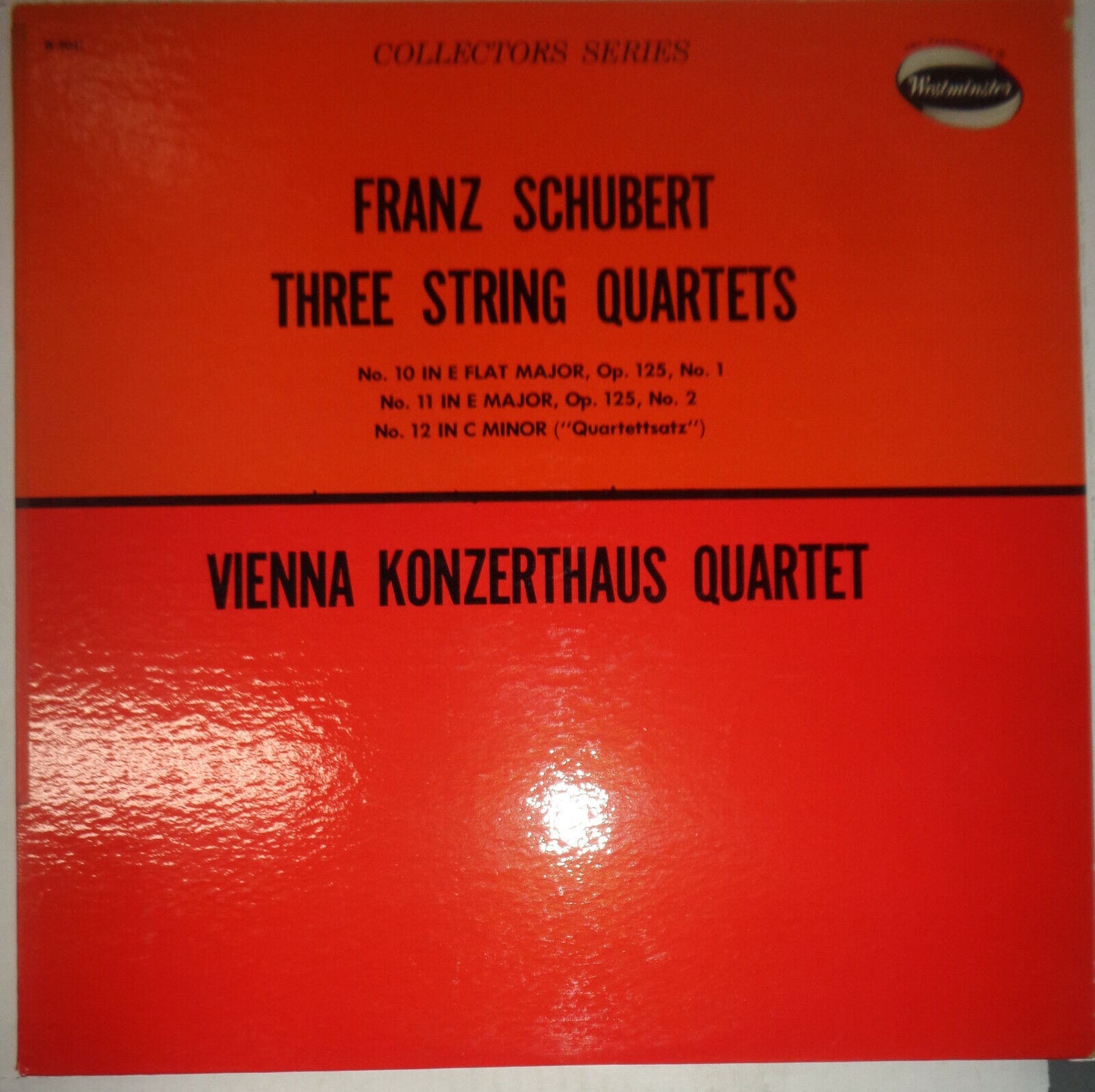 FRANZ SCHUBERT: 6 LPs String Lot  - Vienna Konzerthaus Quartet - Westminster