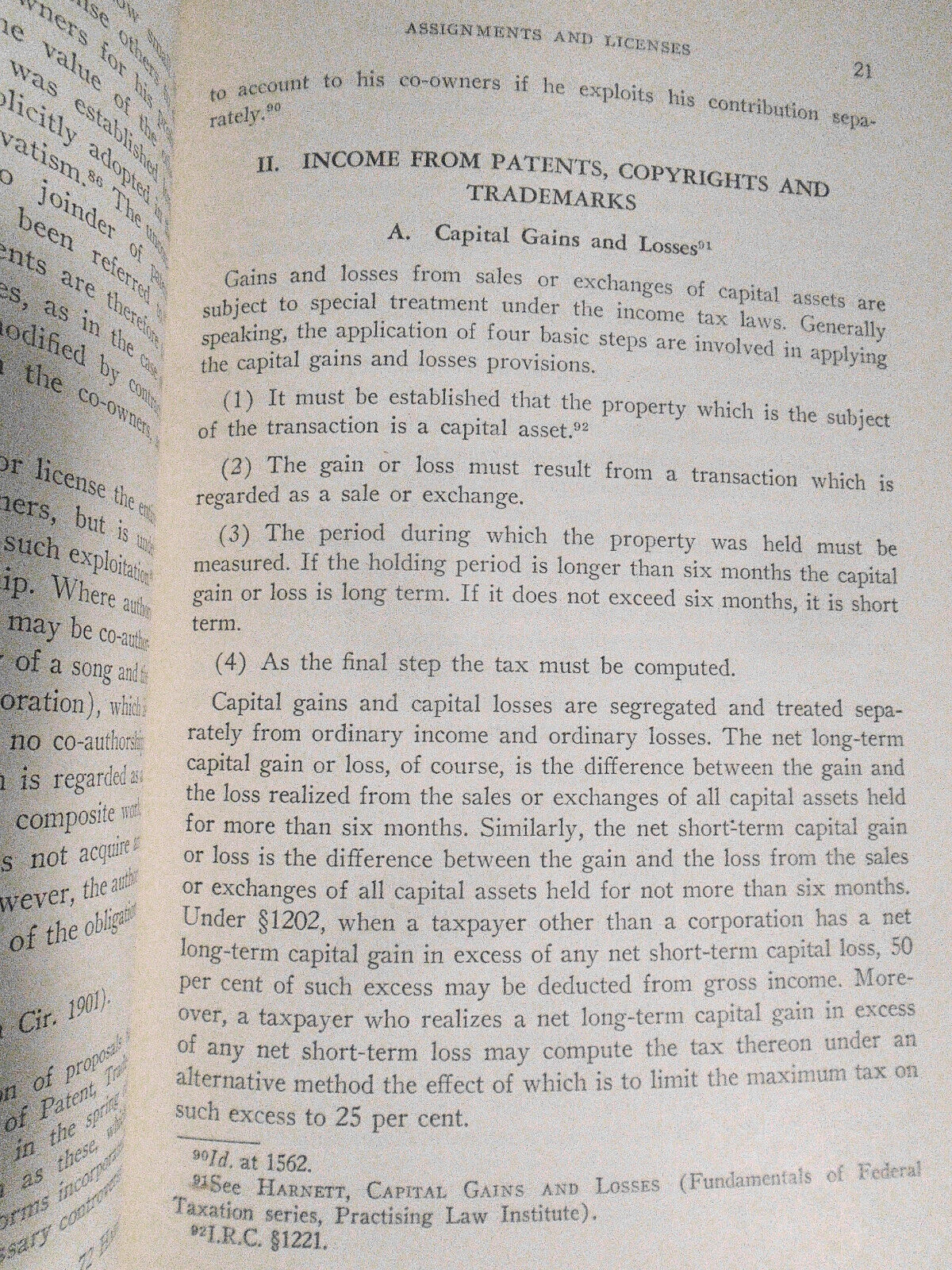 Tax aspects of patents, copyrights & trademarks.  Paul Gitlin, W R Woodward 1960