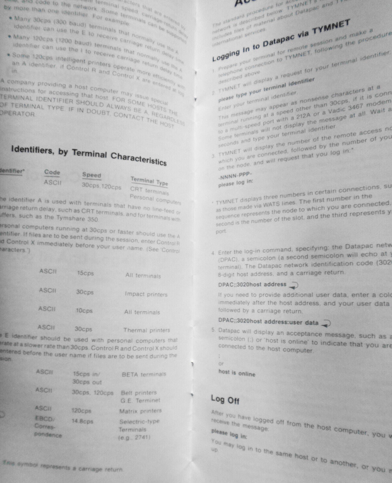 How To Use Tymnet. May 1984. Brochure [Before Internet]