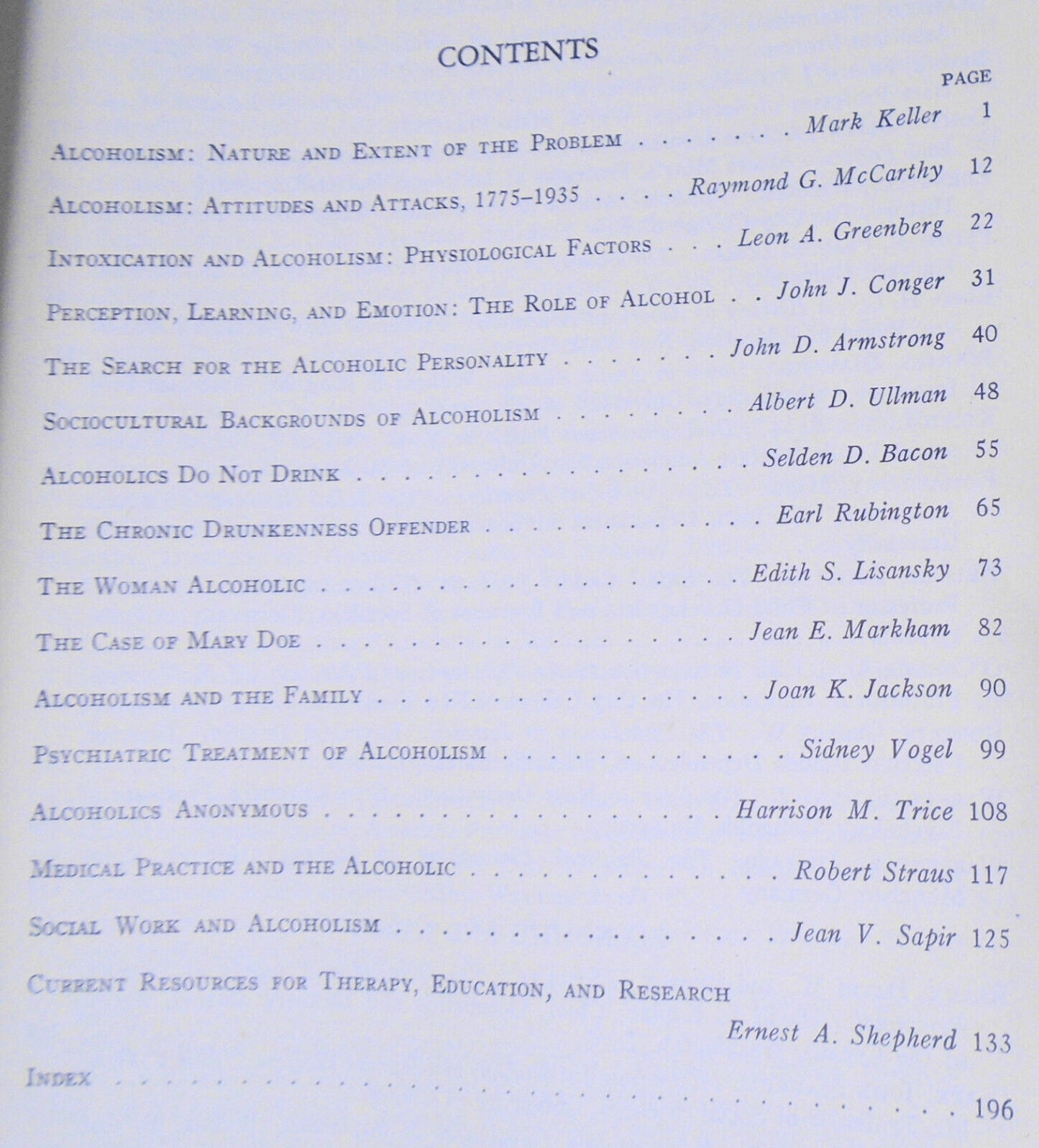 Understanding alcoholism Annals. American Academy Political, Social Science '58