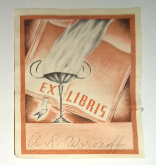A. R. Woronoff Ex-libris Bookplate