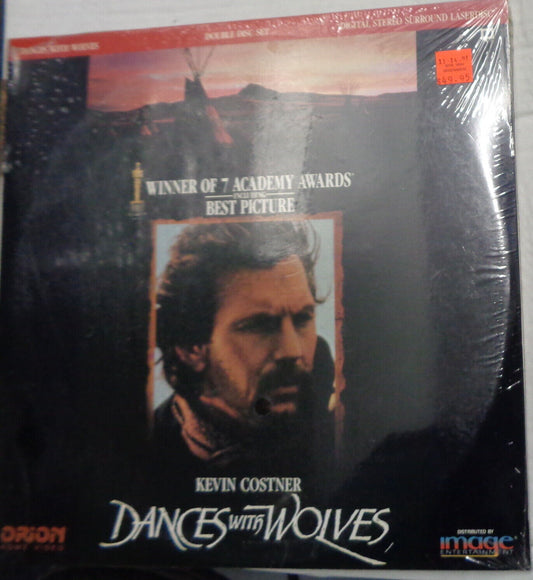 Dances With Wolves Laserdisc - Brand New, Sealed -- Best Picture Academy Award