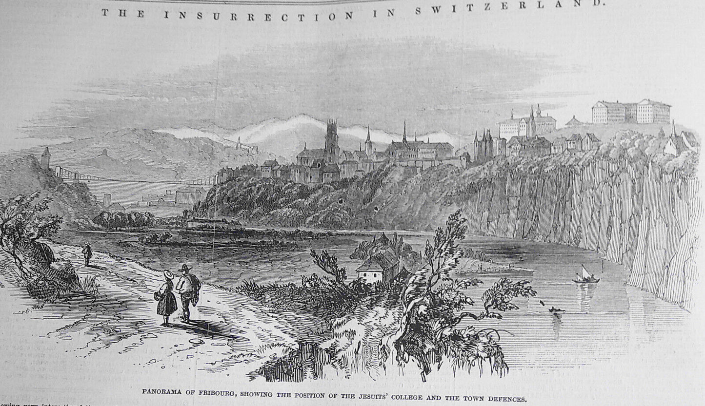 Illustrated London News Nov 6, 1847 -Switzerland Insurrection; Wanganui Conflict