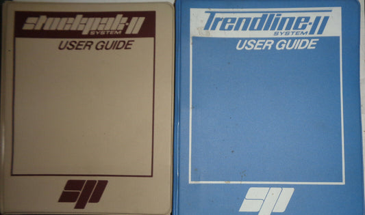 Standard & Poor's StockPak II and Trendline II programs, 1986 - 5 1/4" IBM disks