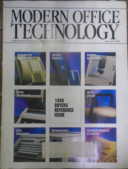 Modern Office Technology magazine, January 1990