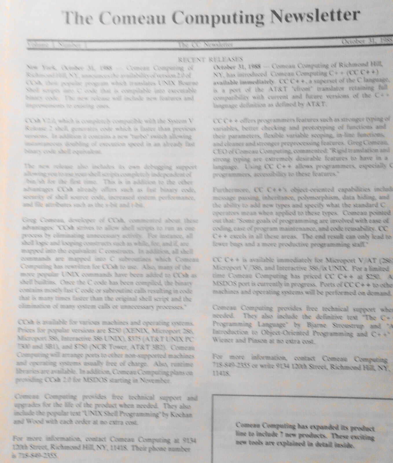 13 vintage UNIX newsletters lot - 1980s