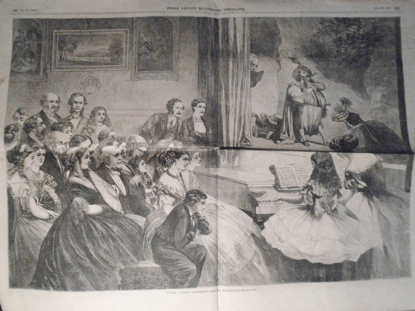 Frank Leslie's Illustrated Newspaper, January 26, 1867 - Theatricals, accidents