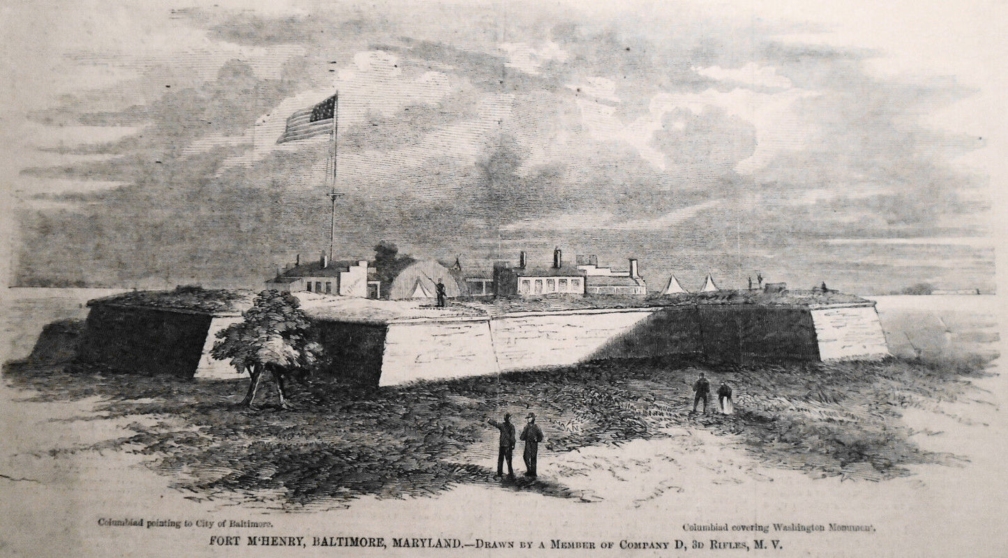 Fort McHenry Baltimore Maryland 1861