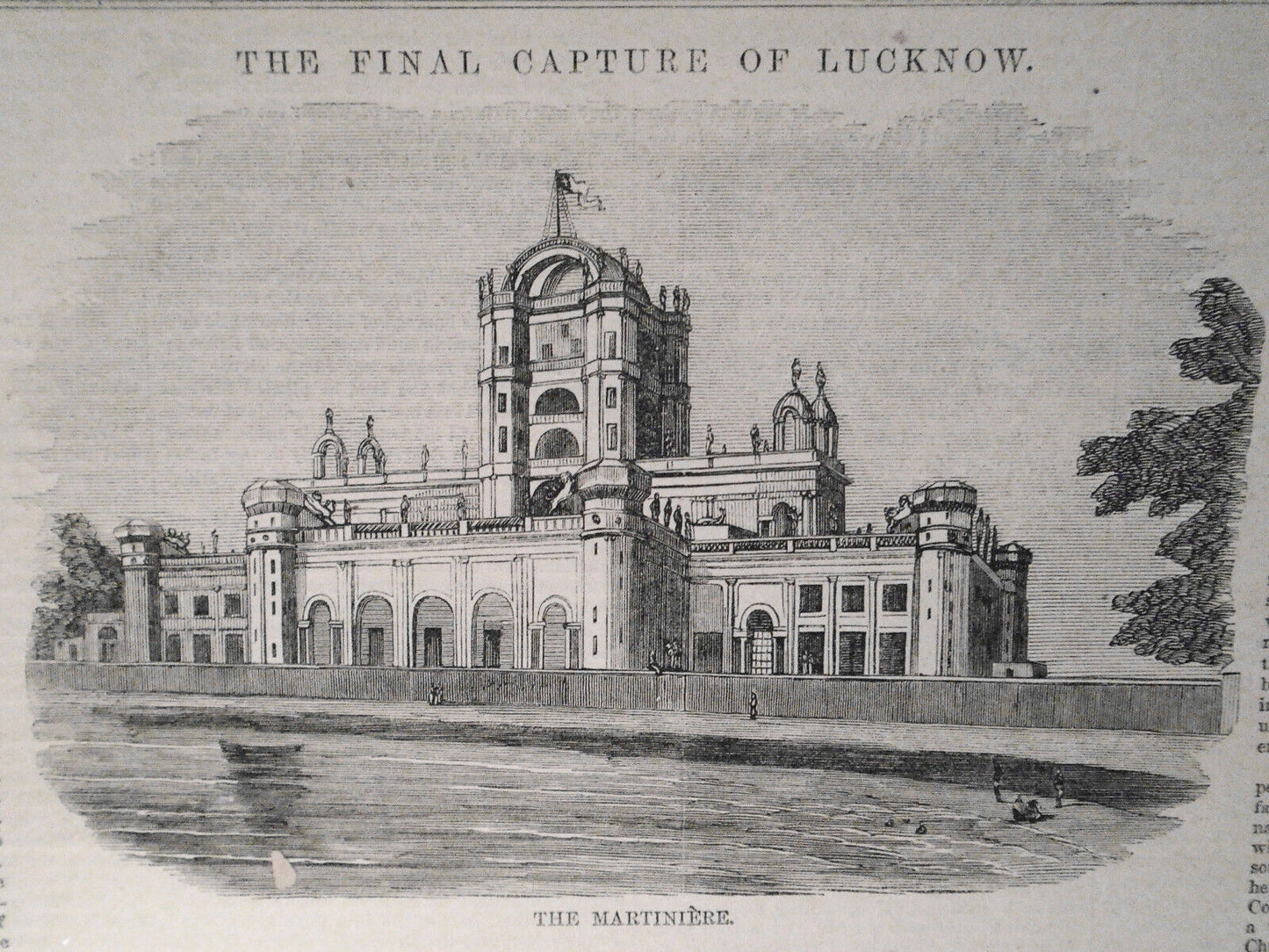 The Final Capture Of Lucknow - Harper's Weekly, May 8, 1858 - Story & 3 Prints