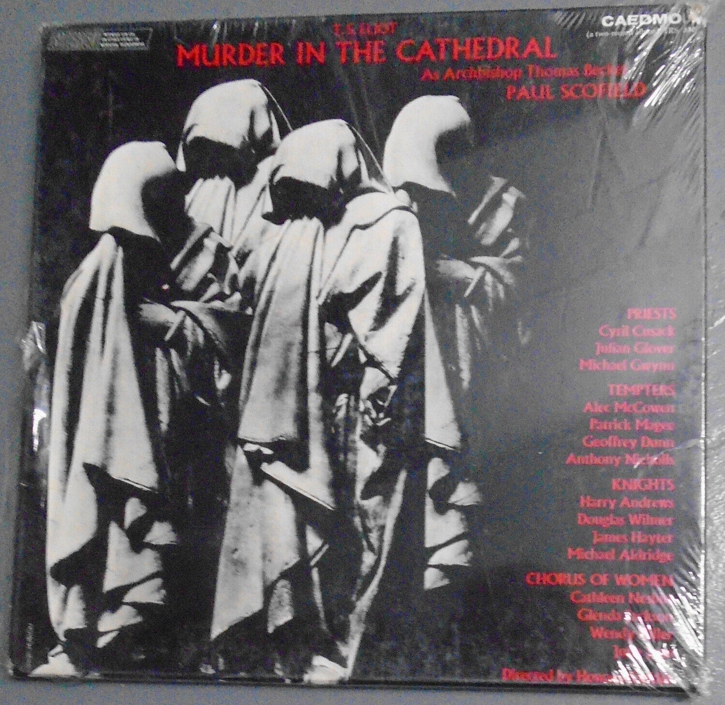 T.S. Eliot: Murder in the Cathedral - Double LP Box set - SEALED Caedmon TRS 330