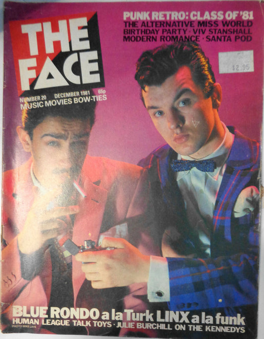 The Face: Number 20, December 1981 [Punk Retro : Class of '81 - cover story]