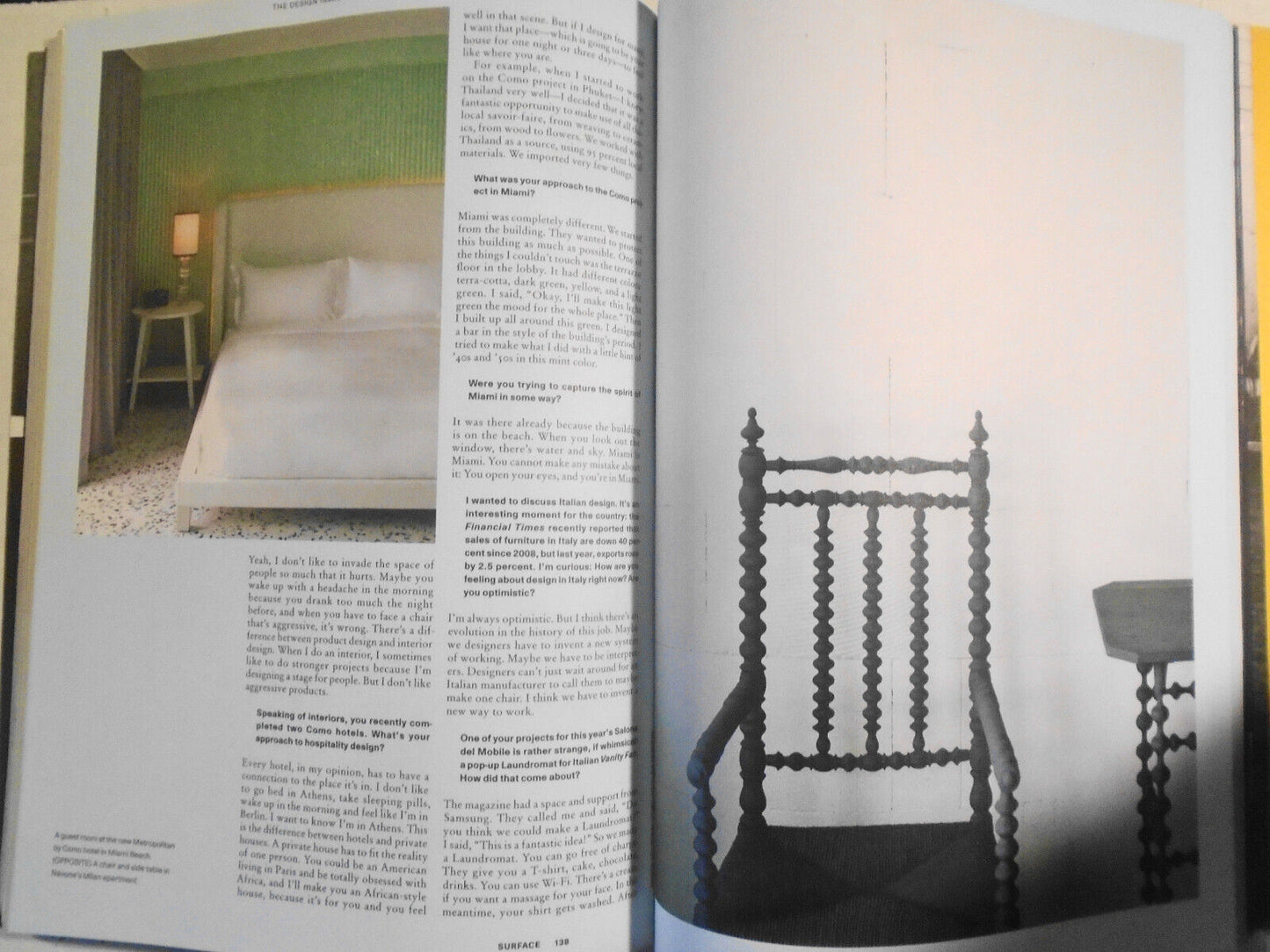 Surface Magazine # 108 (May, 2014) Paola Navone on Cover & featured Design issue