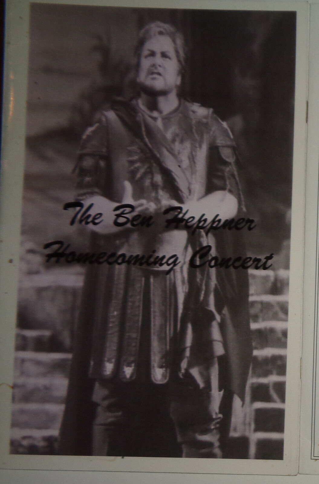 Ben Heppner, Tenor - Four Souvenir Programs 2007. Craig Rutenberg, Pianist