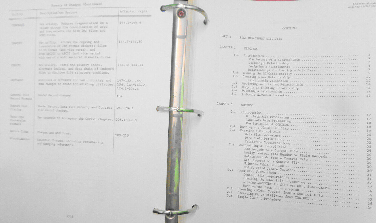 Wang Procedure Language Reference, Programmer's Intro, File Mgt Utilities 1978-