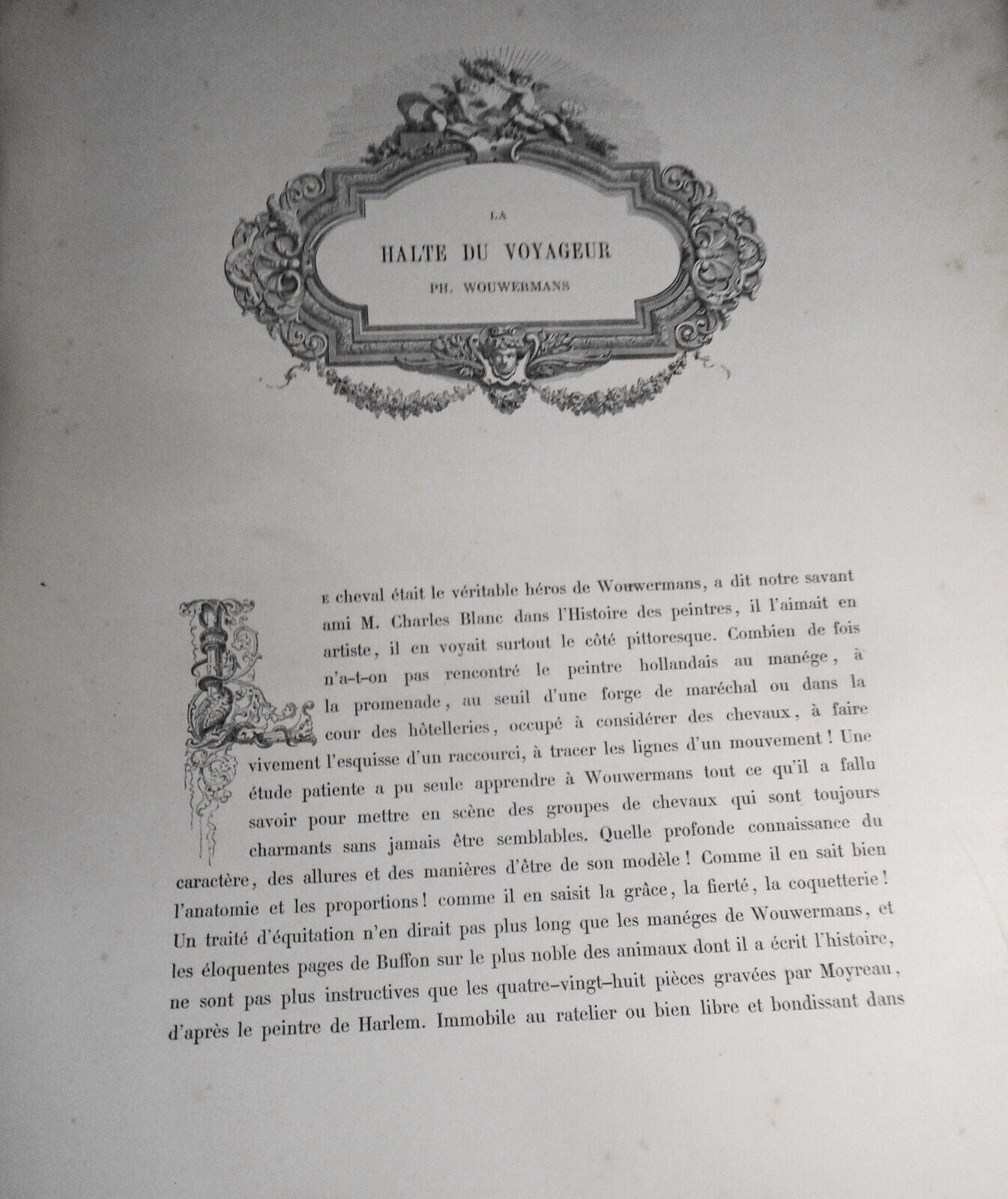 1859  La halte du Voyageur - by  P. Wouwermans