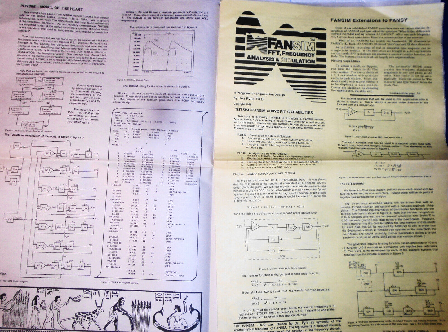 Tut's Blocks, July 1990 - TUTSIM - 1st commercial simulation software for IBM PC