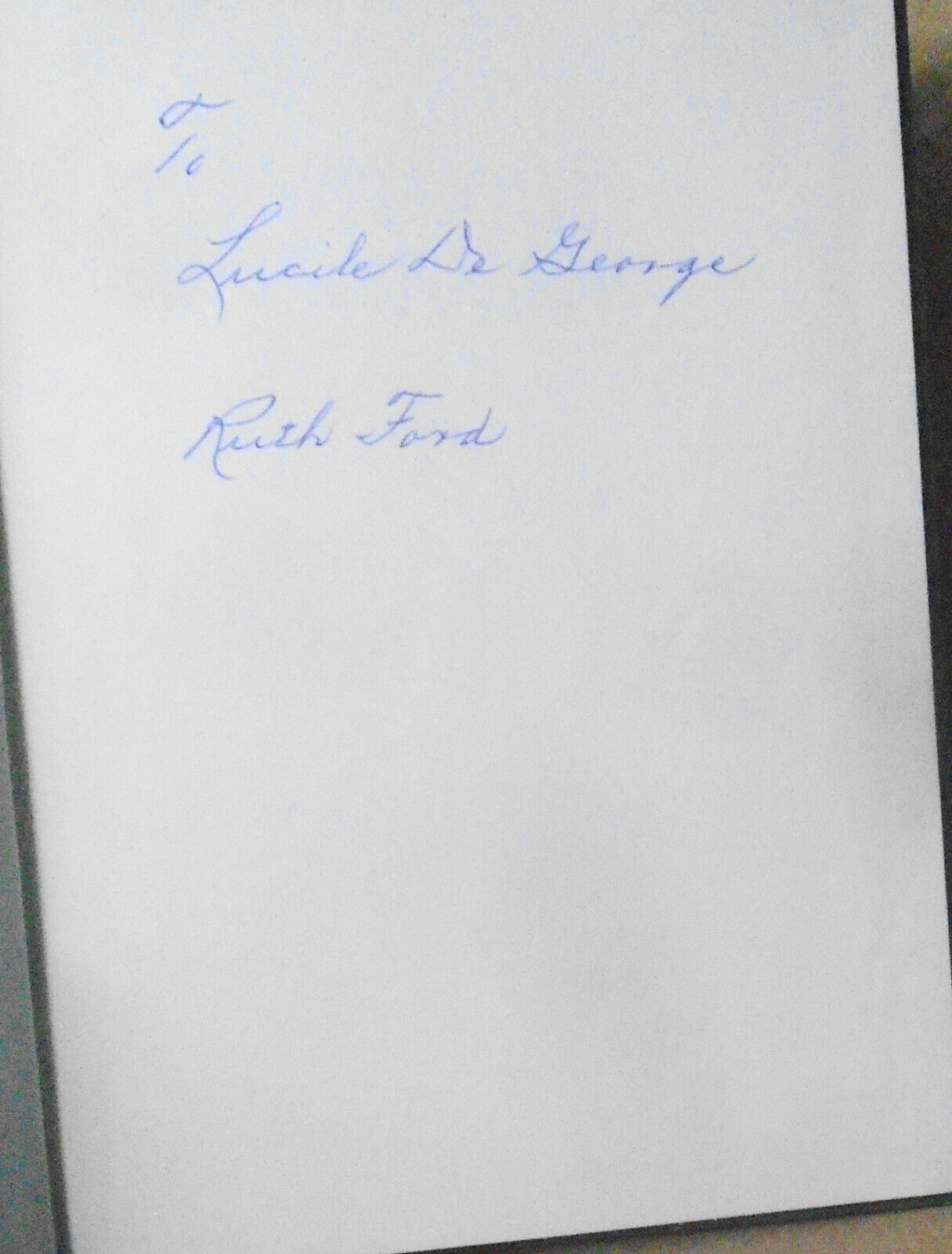 Ruth Ford : Without Prejudice, A Memoir. SIGNED Hardcover. African American 1983