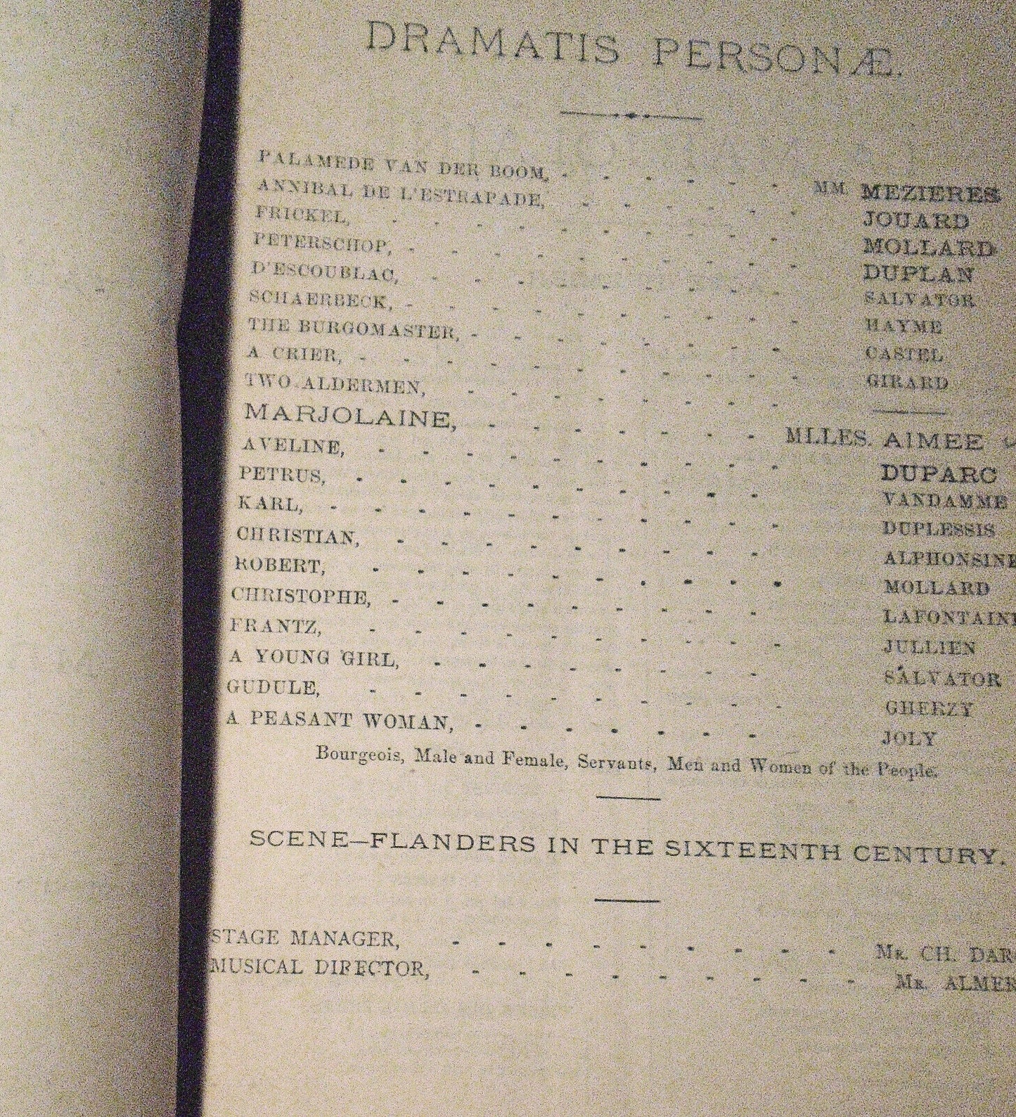 La Marjolaine = The sweet Marjoram : opera bouffe in three acts. 1877.