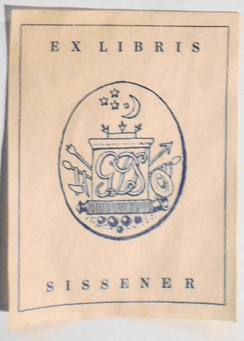 Sissener Ex Libris bookplate