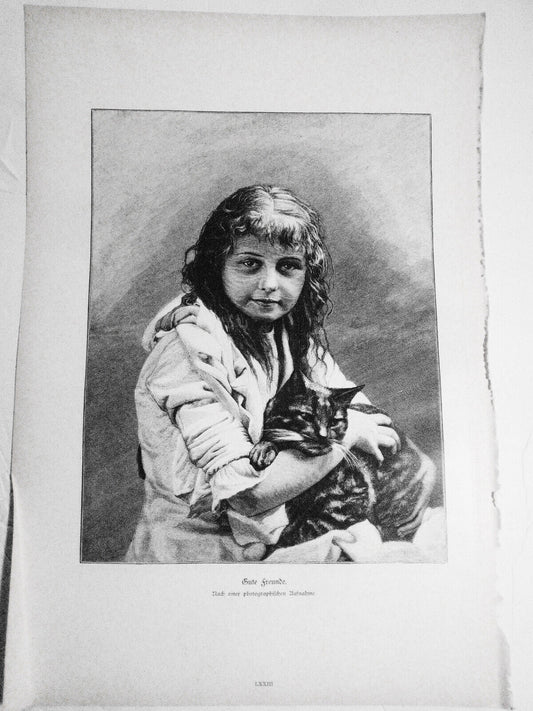 Gute Freunde, nach eine photographischen Ausnahme --  1886