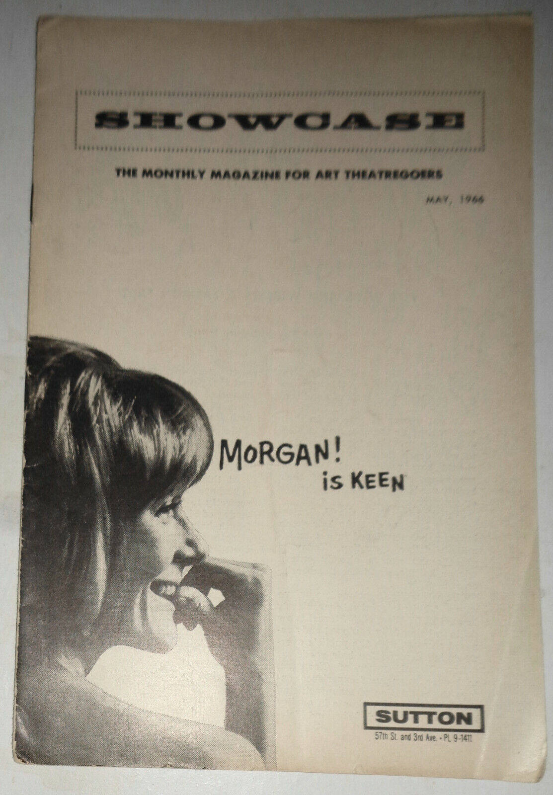 MORGAN! - SHOWCASE - MAY 1966 - VANESSA REDGRAVE - MAGAZINE FOR ART THEATREGOERS