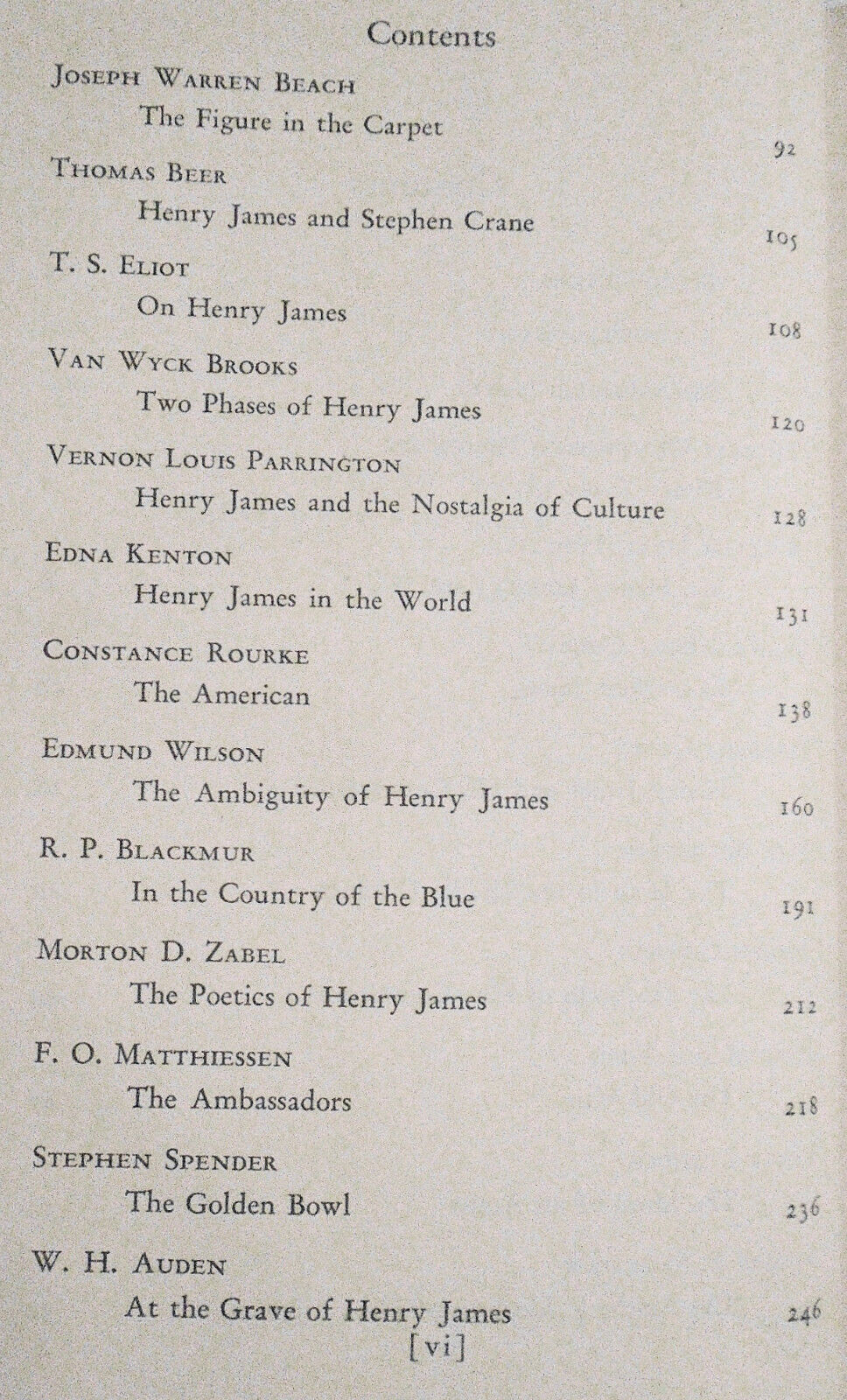 The Question of Henry James, by Dupee. First Edition 1945. Eliot, Auden, Gide...