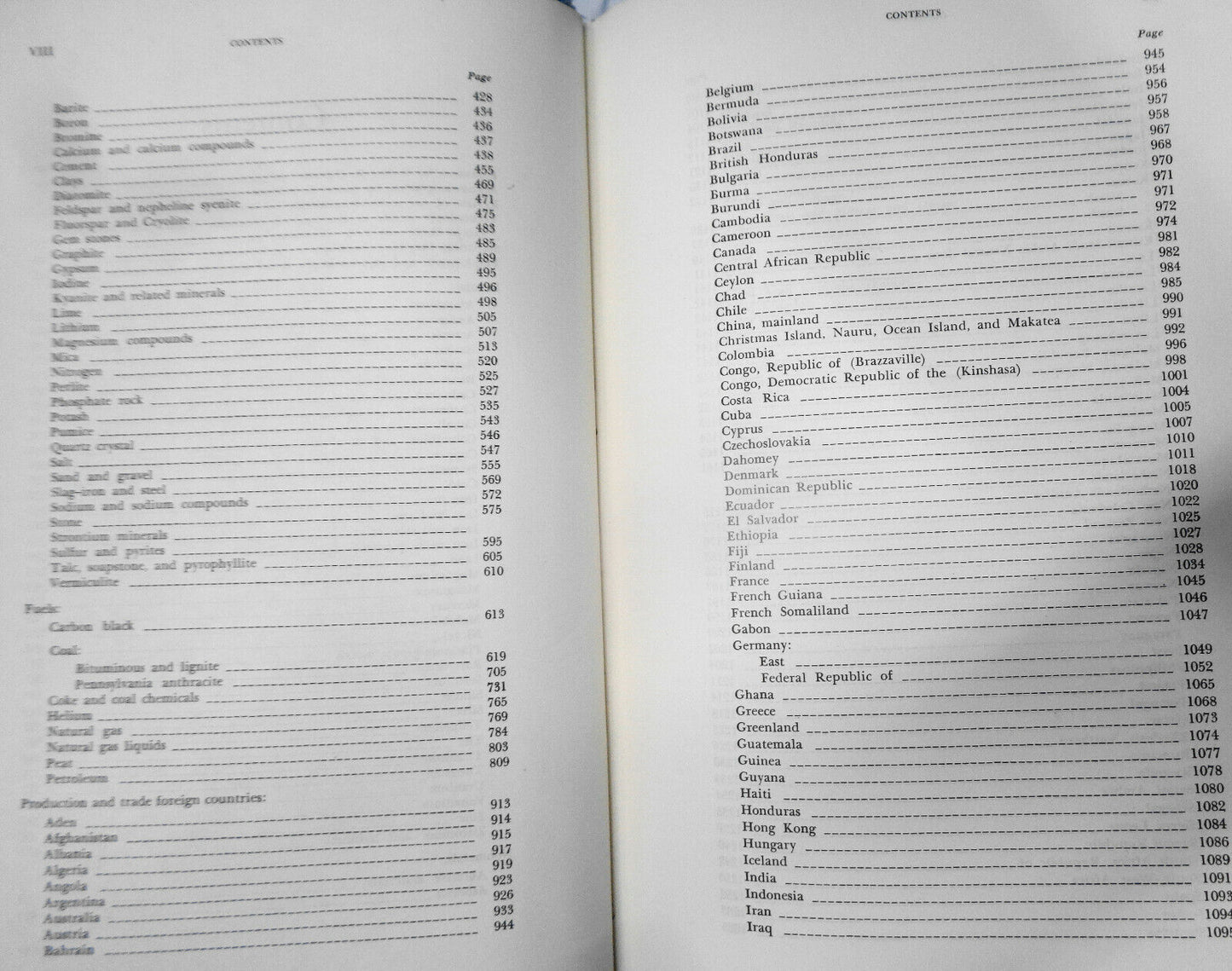 Minerals Yearbook 1966 [Volume I - II in one book] Metals, Minerals, and Fuels