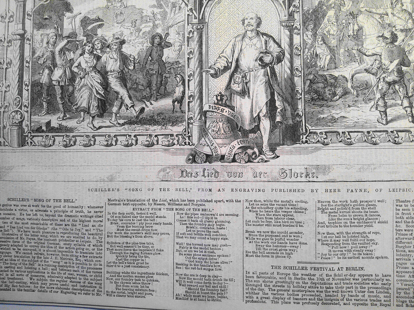 The Illustrated London News, December 3, 1859 - Algesiras, Schiller Festival etc