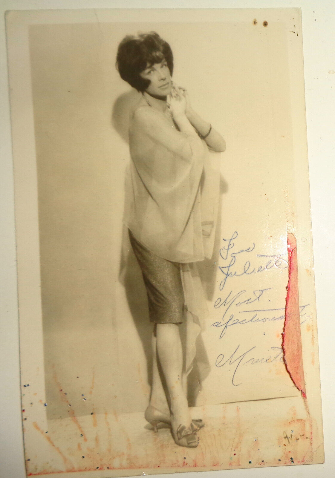 Minette (1928 – 2001) lot of original photos & signed items. Female impersonator