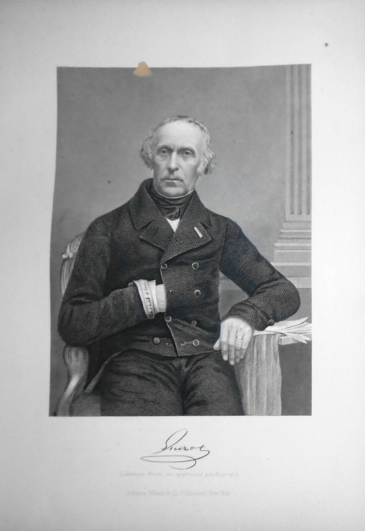 Francois Guizot -- 1873 engraving  - Duyckinck Portrait Gallery