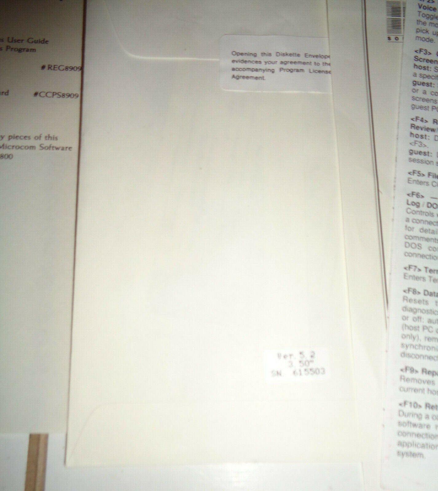 Carbon Copy Plus : 2 copies + Carbon Copy Autopilot (new) - 1989 5 1/4" for IBM