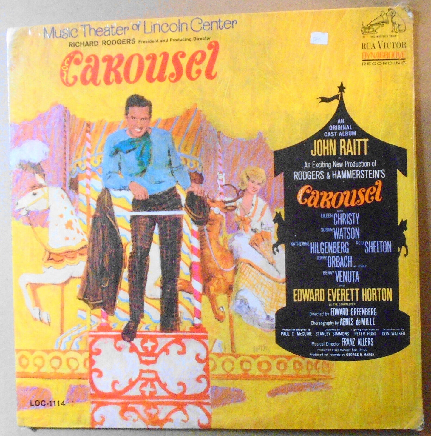 Carousel original soundtrack vinyl lp - LOC-1114 -- SEALED, NEW --  1965