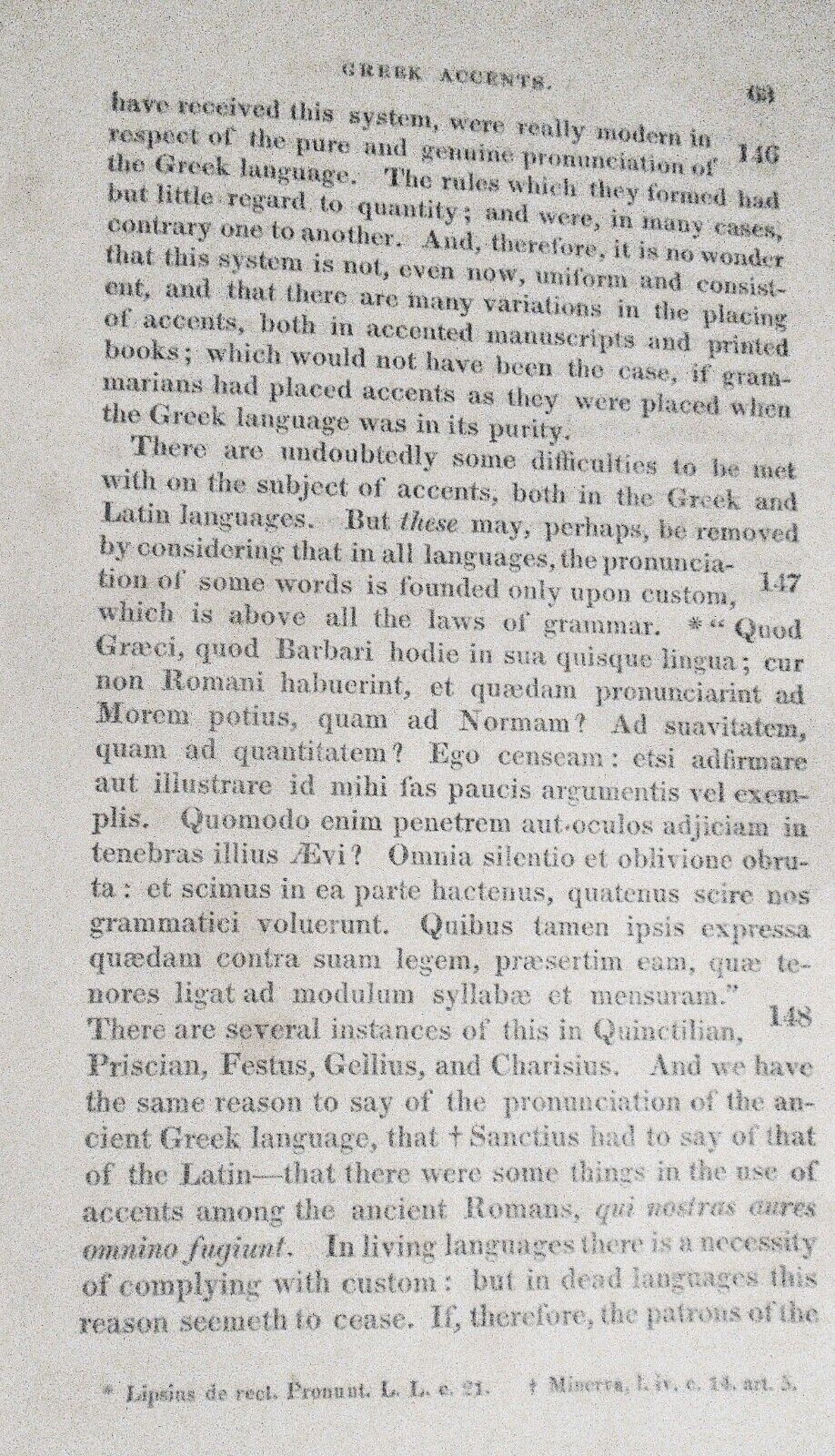 1820 A dissertation against pronouncing the Greek language according to accents