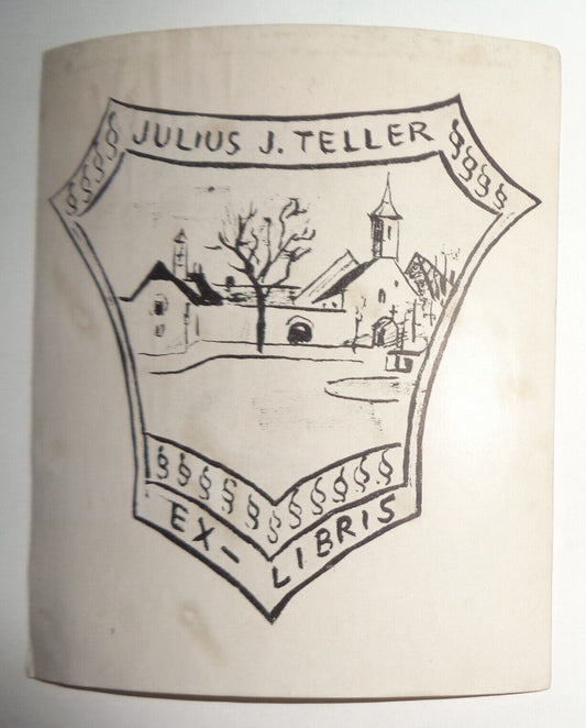 Julius J. Teller - Ex Libris Bookplate