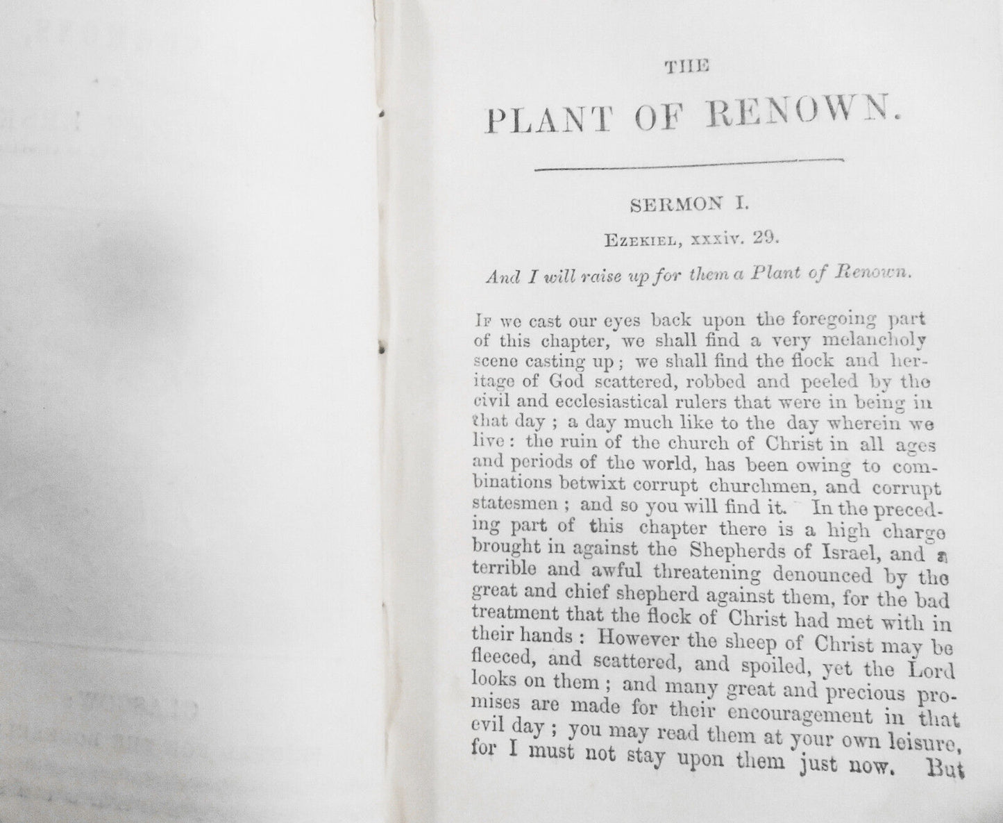 [Chapbook] The plant of renown : two sermons - by Rev. Ebenezer Erskine  [1847]