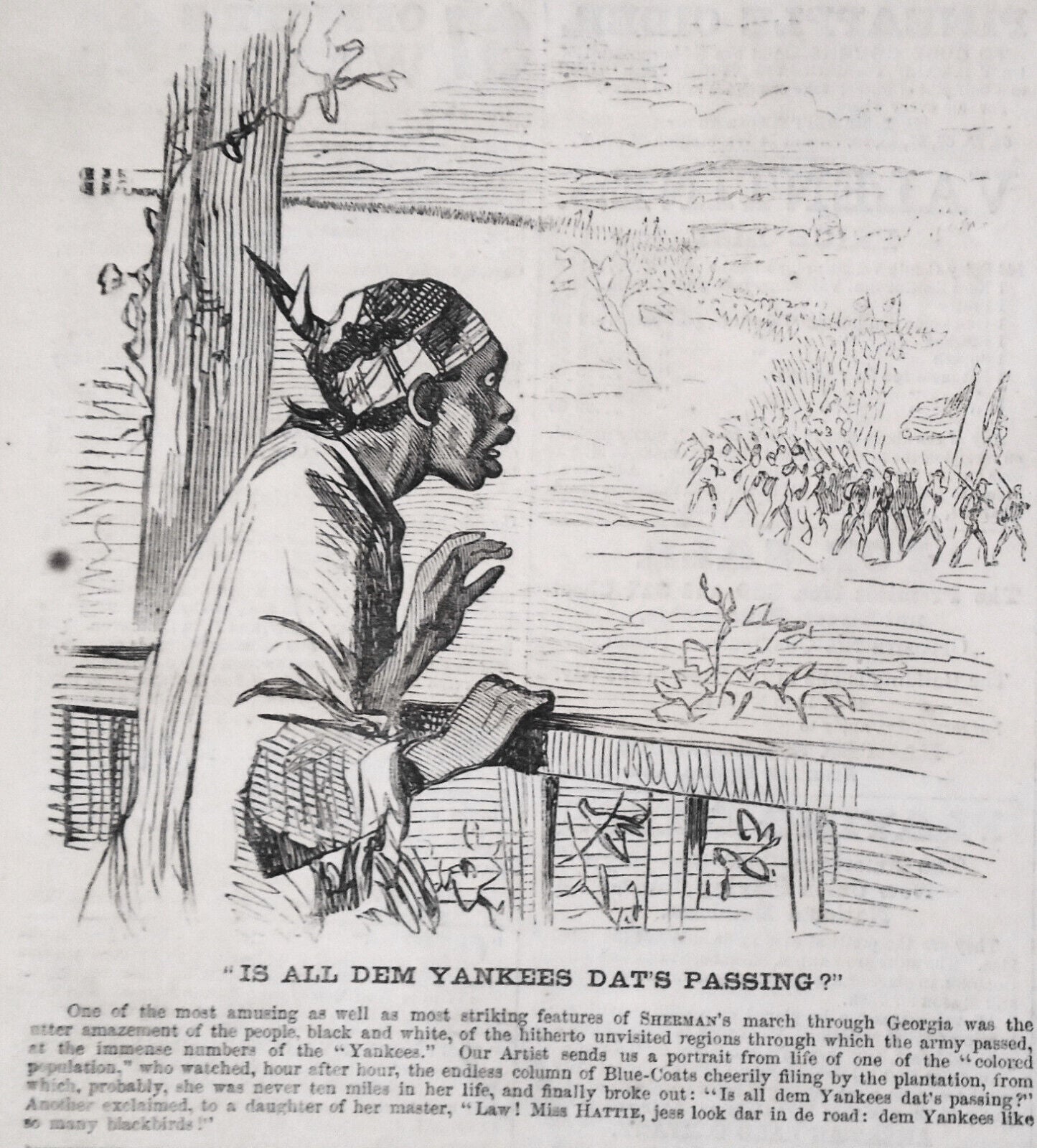 Harper's Weekly January 7, 1865. Complete Original issue. Sherman takes Georgia.