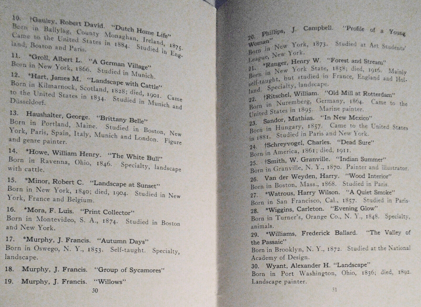 A Brief Note on Paintings ...  Lent by Joseph S. Isidor - Newark Museum, 1917