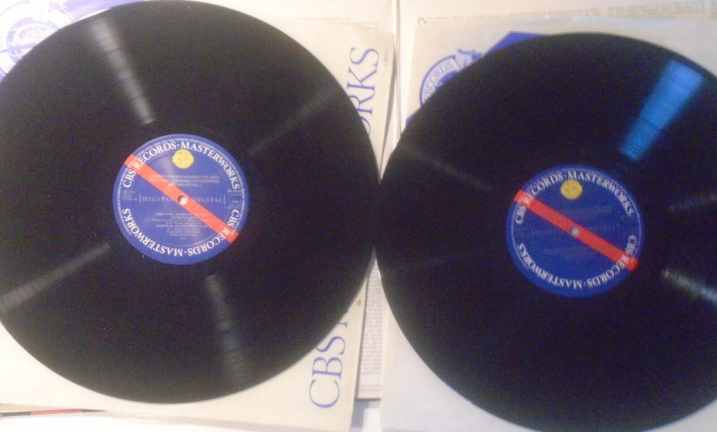 Isaac Stern - 2 Double LPs lot - Beethoven & Brahms Violin Sonatas