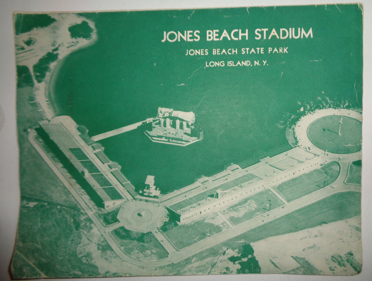 THE THREE WALTZES - SOUVENIR PROGRAM - 1938 JONES BEACH STADIUM - LONG ISLAND