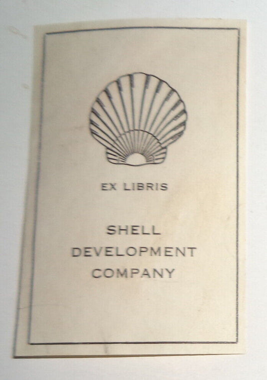 Shell Development Company - Ex Libris Bookplate - circa 1930