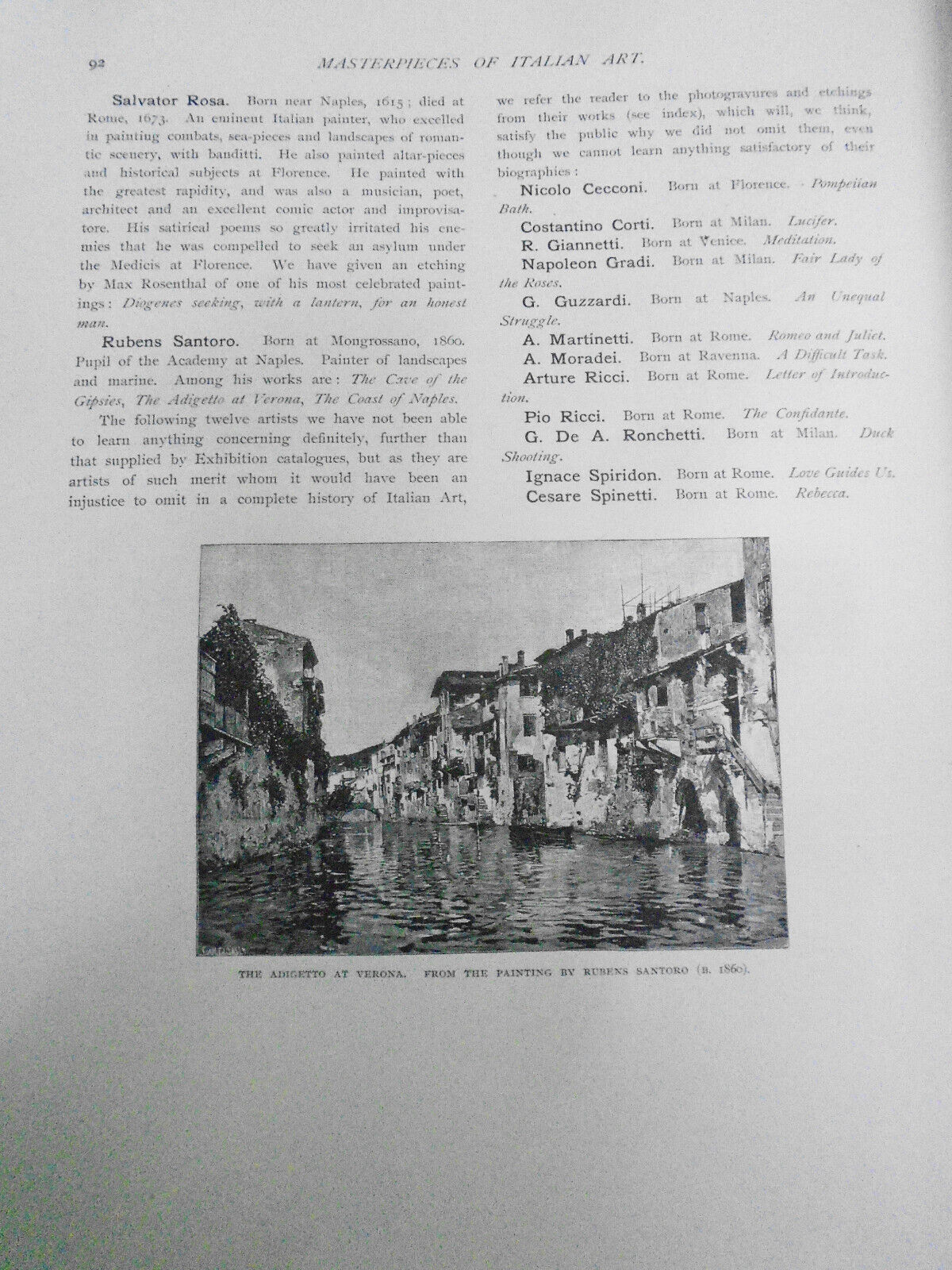 The Masterpieces Of Italian Art  Vol 5 - ca 1887