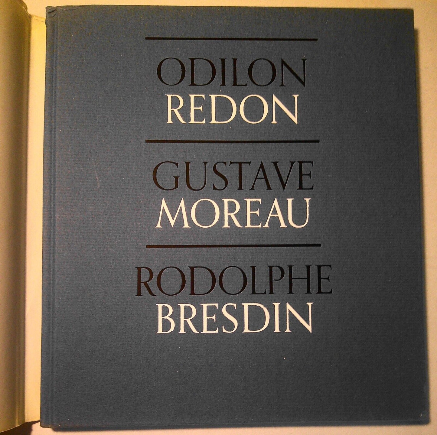 Odilon Redon, Gustave Moreau, Rodolphe Bresdin - 1961 Hardcover/DJ MOMA catalog
