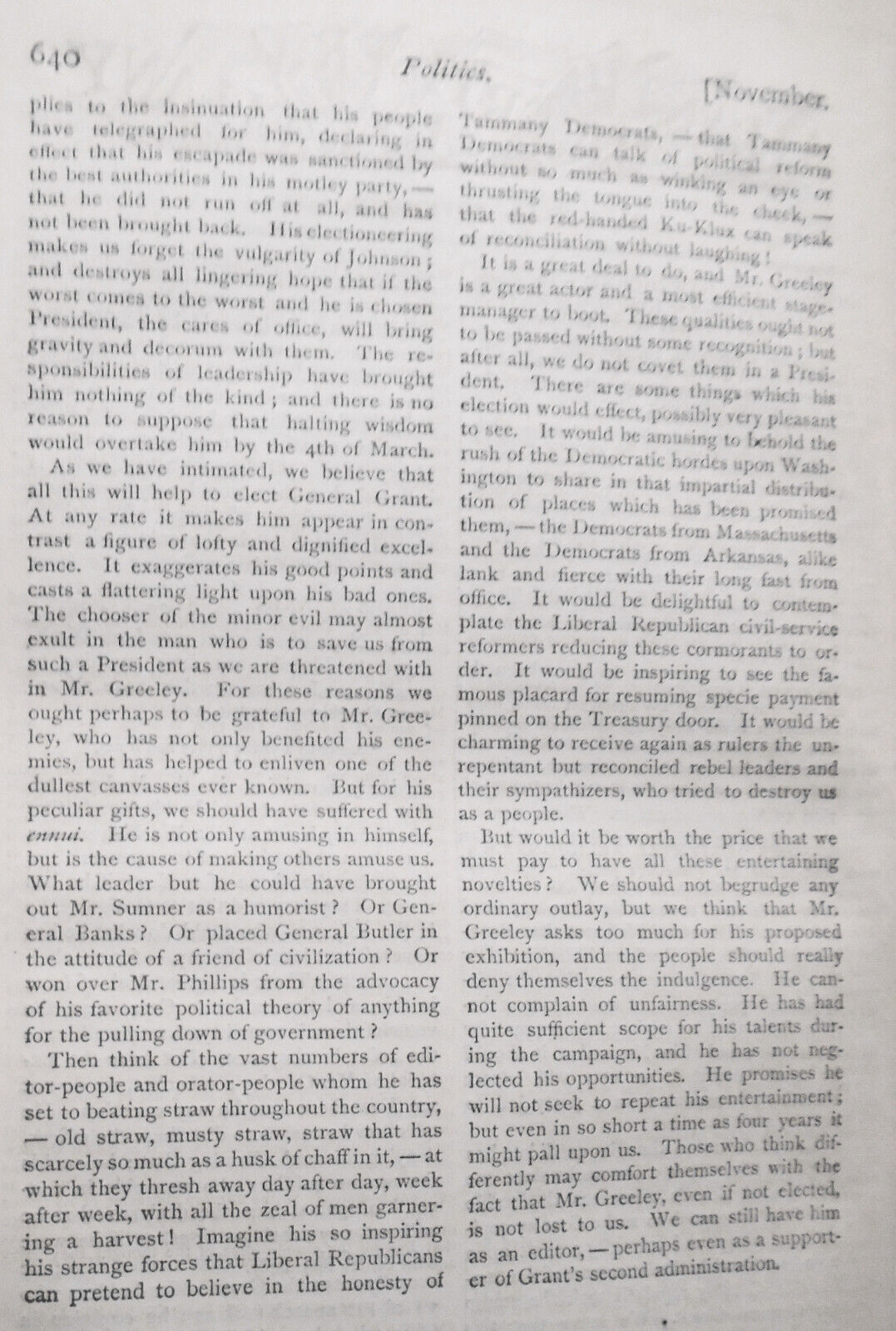 2 issues, Atlantic Monthly 1872 (Oct & Nov) with Henry James: Guest's Confession