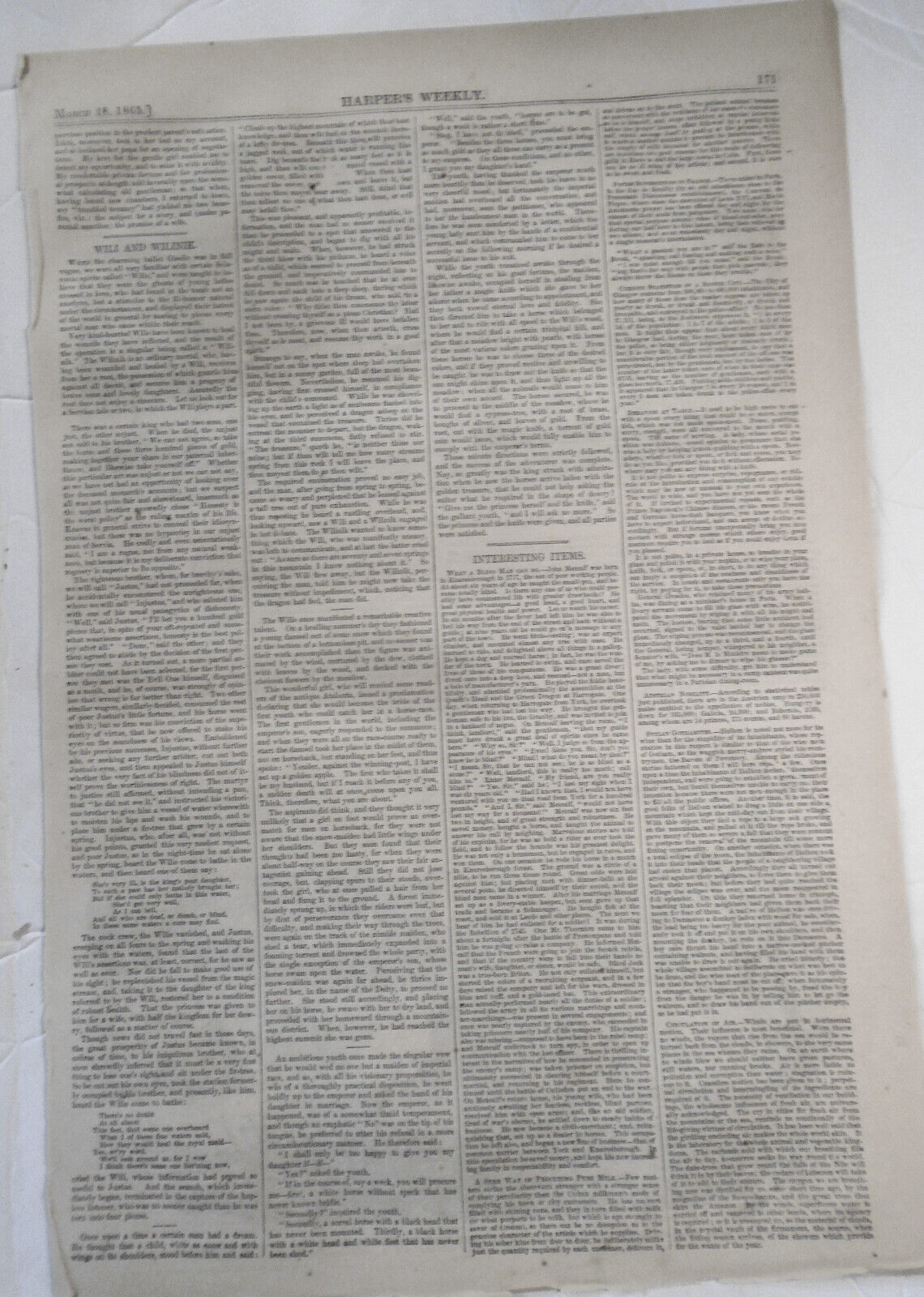 Visit to Fort Sumter - Landing of General Potter's... Troops, HW March 18, 1865