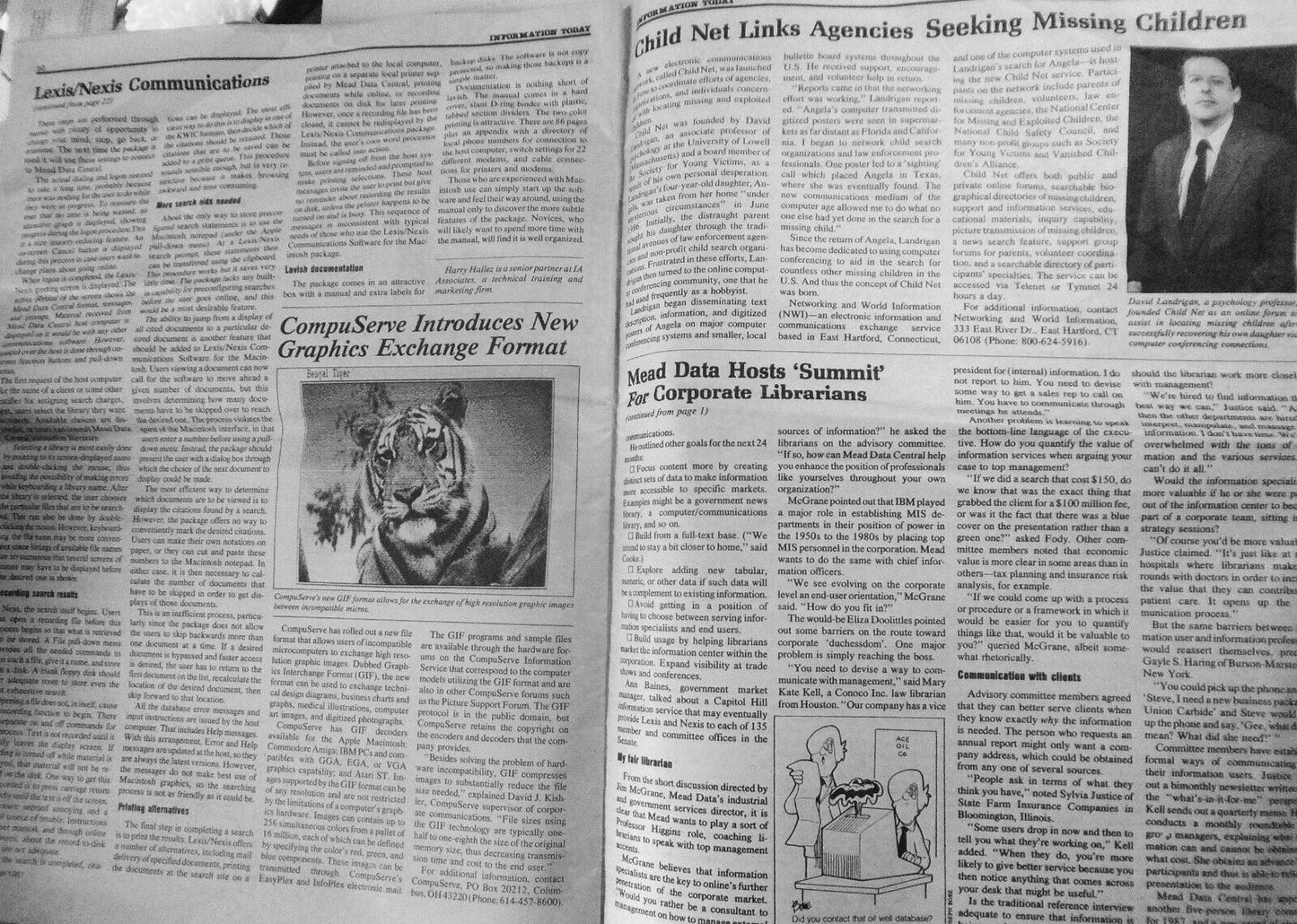 Information Today, July/Aug 1987 - for users of Electronic Information services