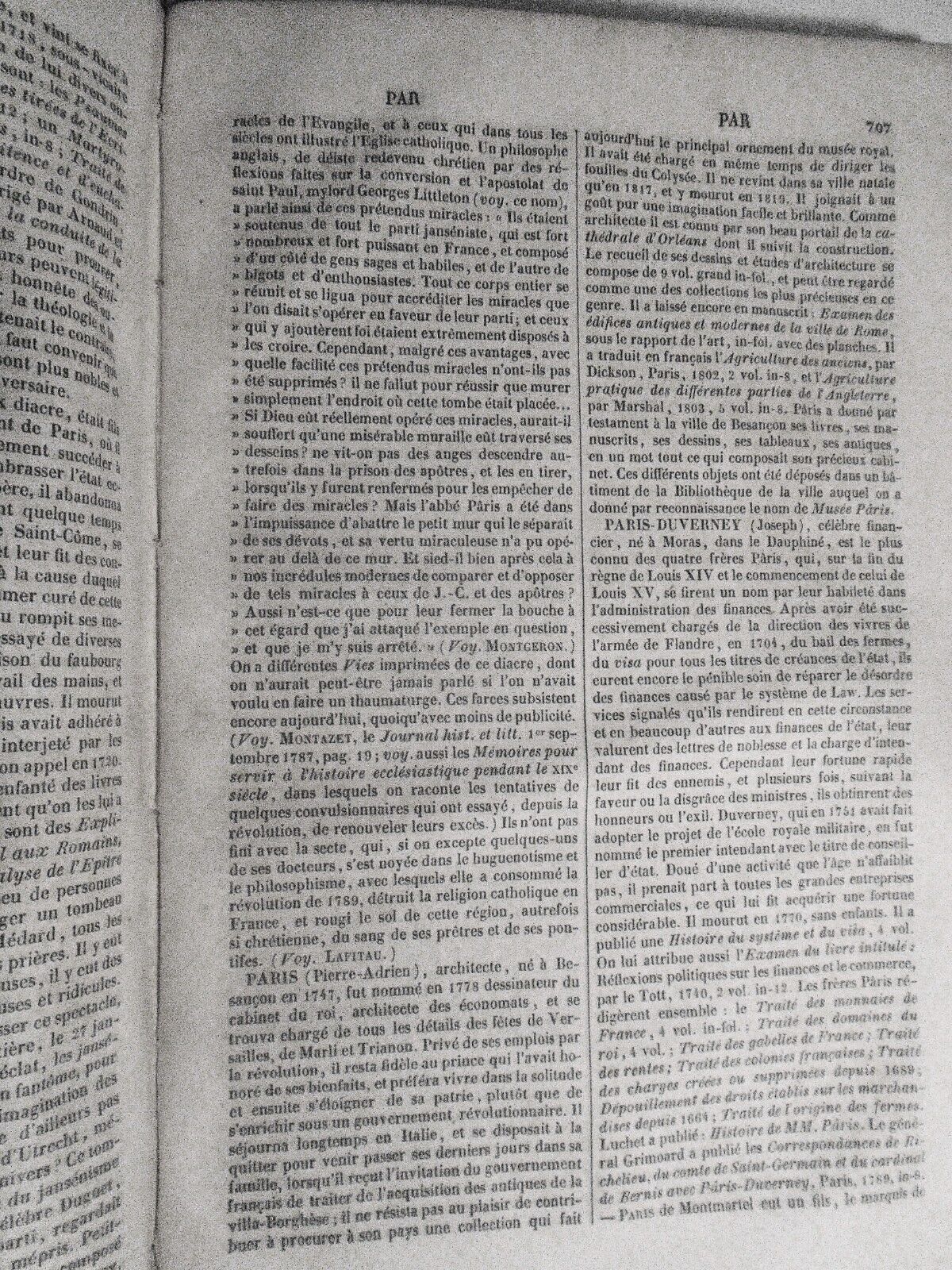 1839 Biographie universelle, ou, Dictionnaire historique des hommes... Tome 4.