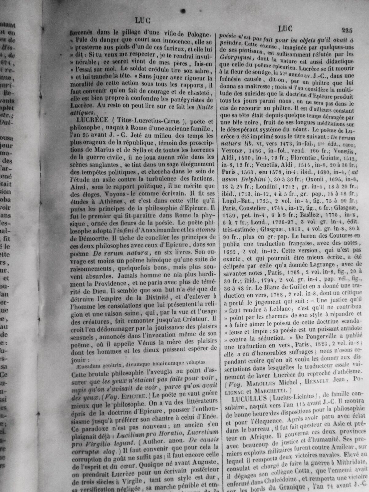 1839 Biographie universelle, ou, Dictionnaire historique des hommes... Tome 4.