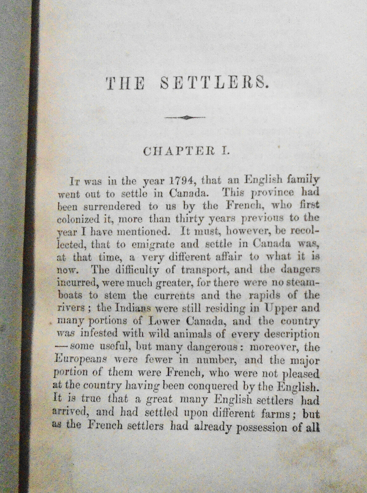 Captain Marryat : The settlers in Canada : written for young people - 1860