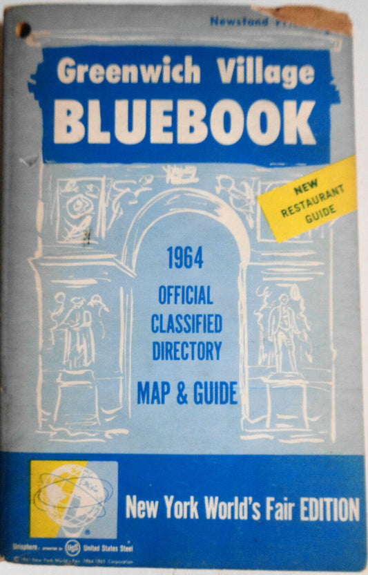 Greenwich Village Bluebook 1964 New York World's Fair Edition
