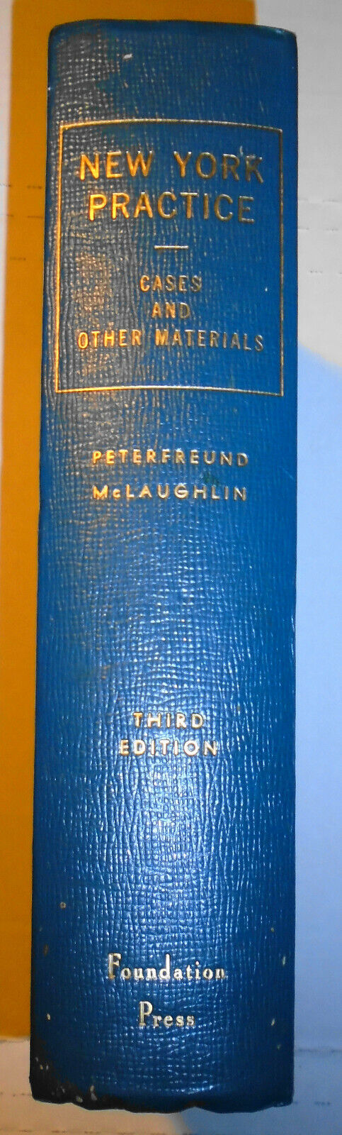 [Law] New York Practice : Case, other materials - Peterfreund, McLaughlin  1973